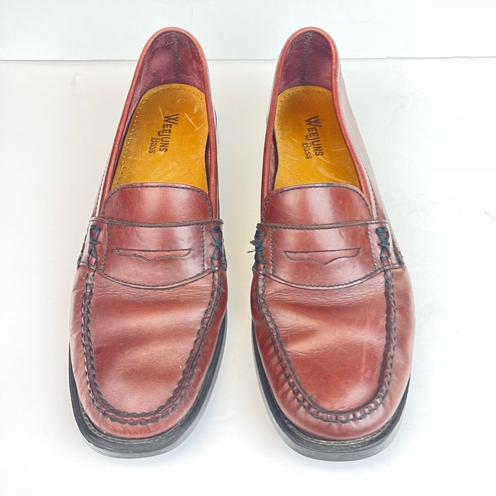 G.H. Bass & Co. Brown Leather Loafers